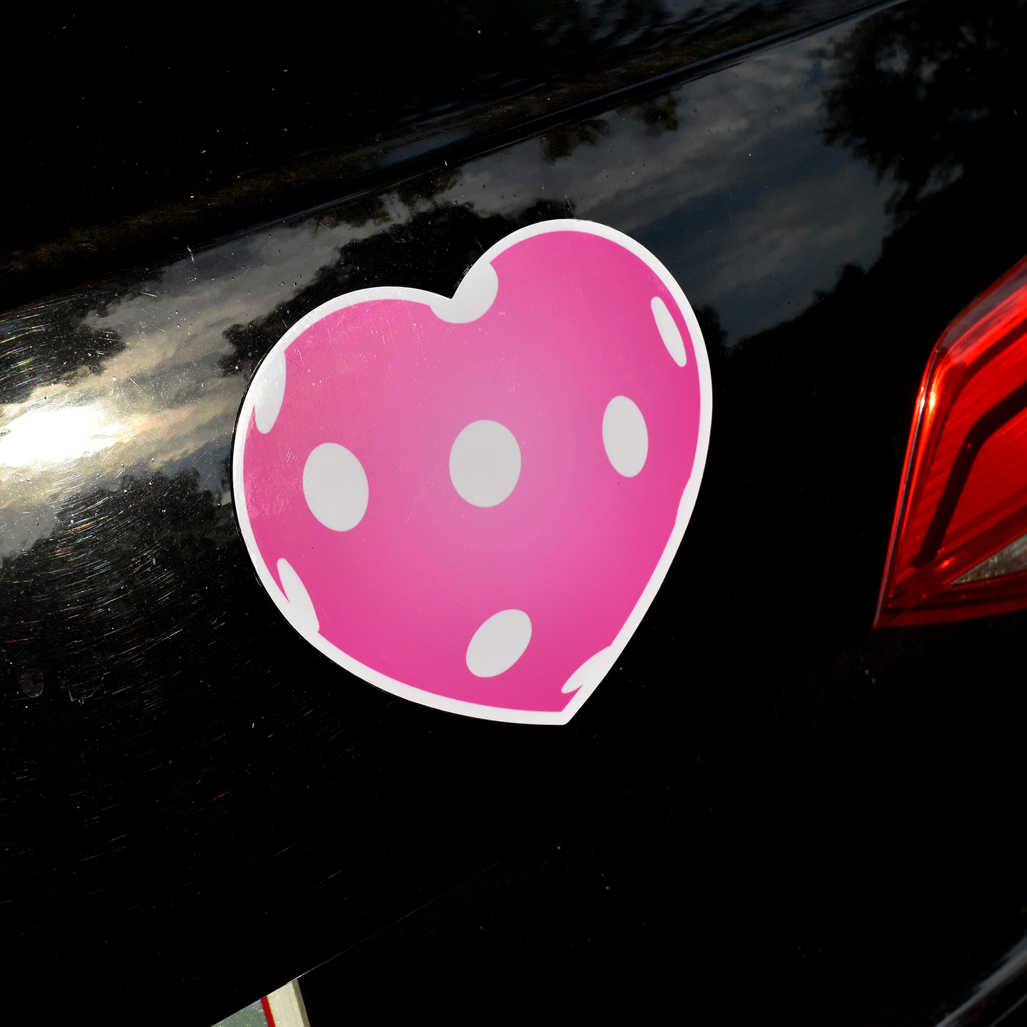 Pickleball Heart Magnet - Pink