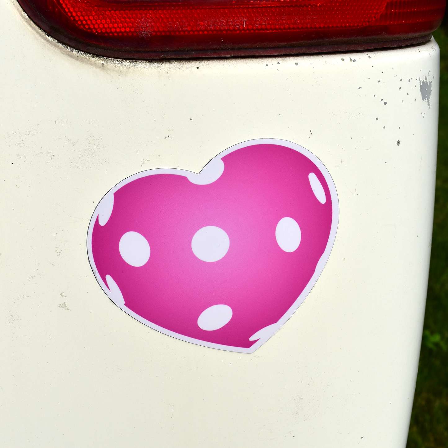 Pickleball Heart Magnet - Pink