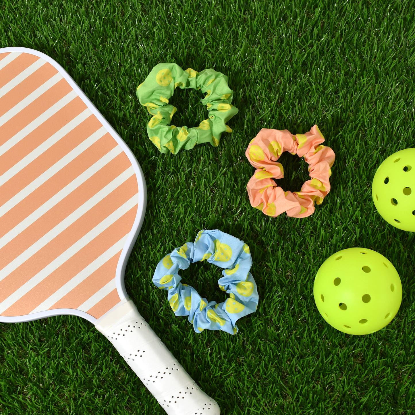 Pickleball Scrunchies - Balls