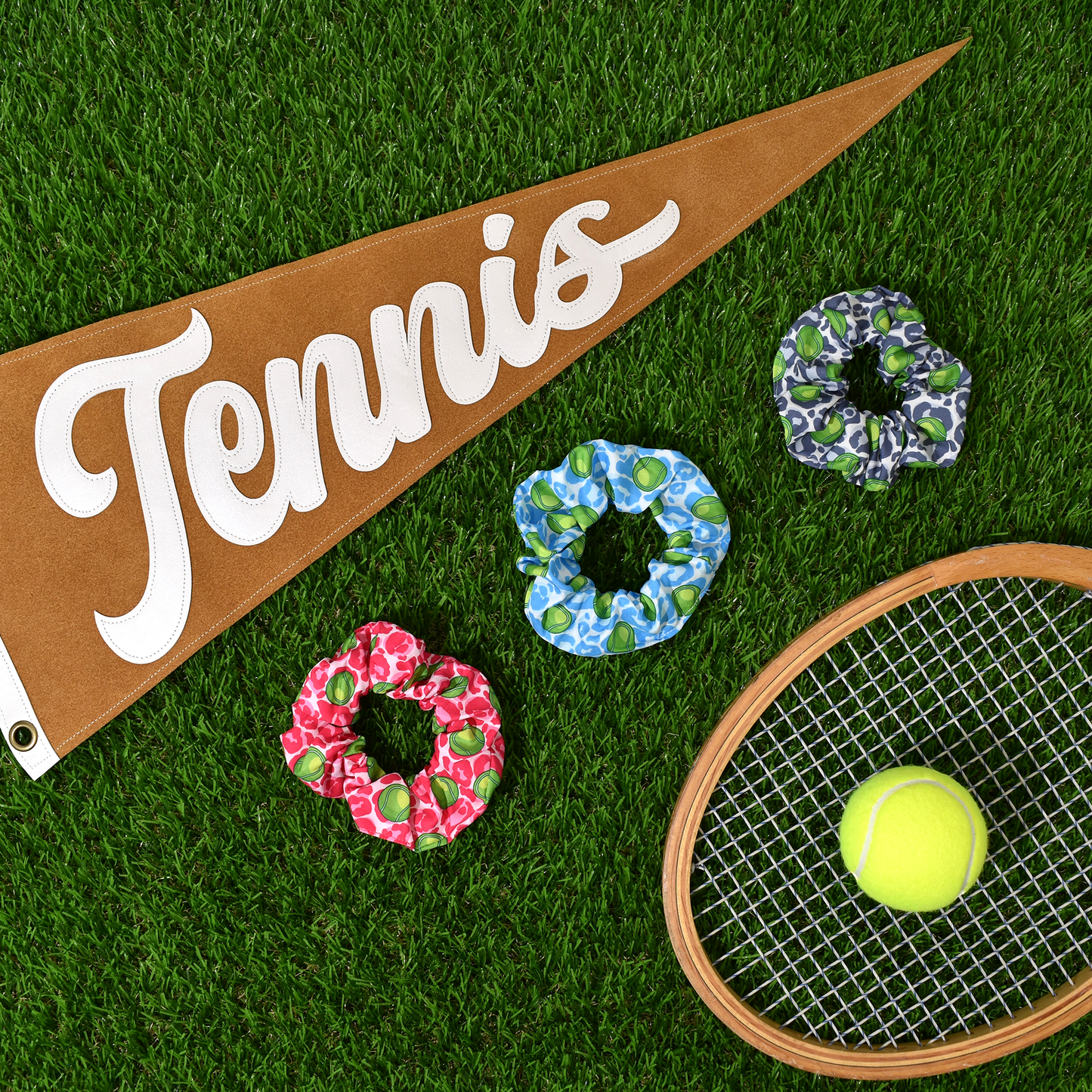 Tennis Ball Scrunchies - Cheetah