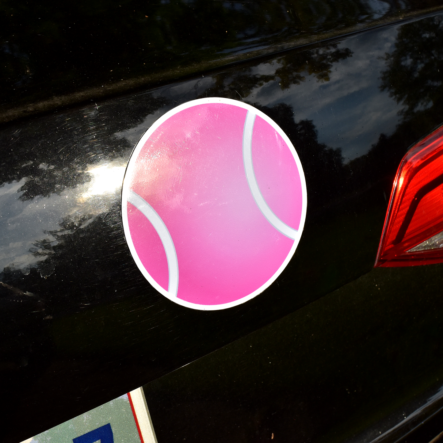 Tennis Ball Magnet - Pink