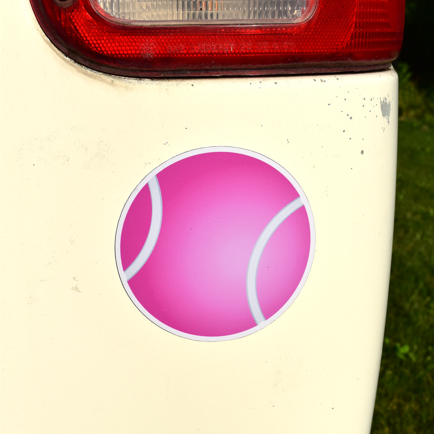 Tennis Ball Magnet - Pink