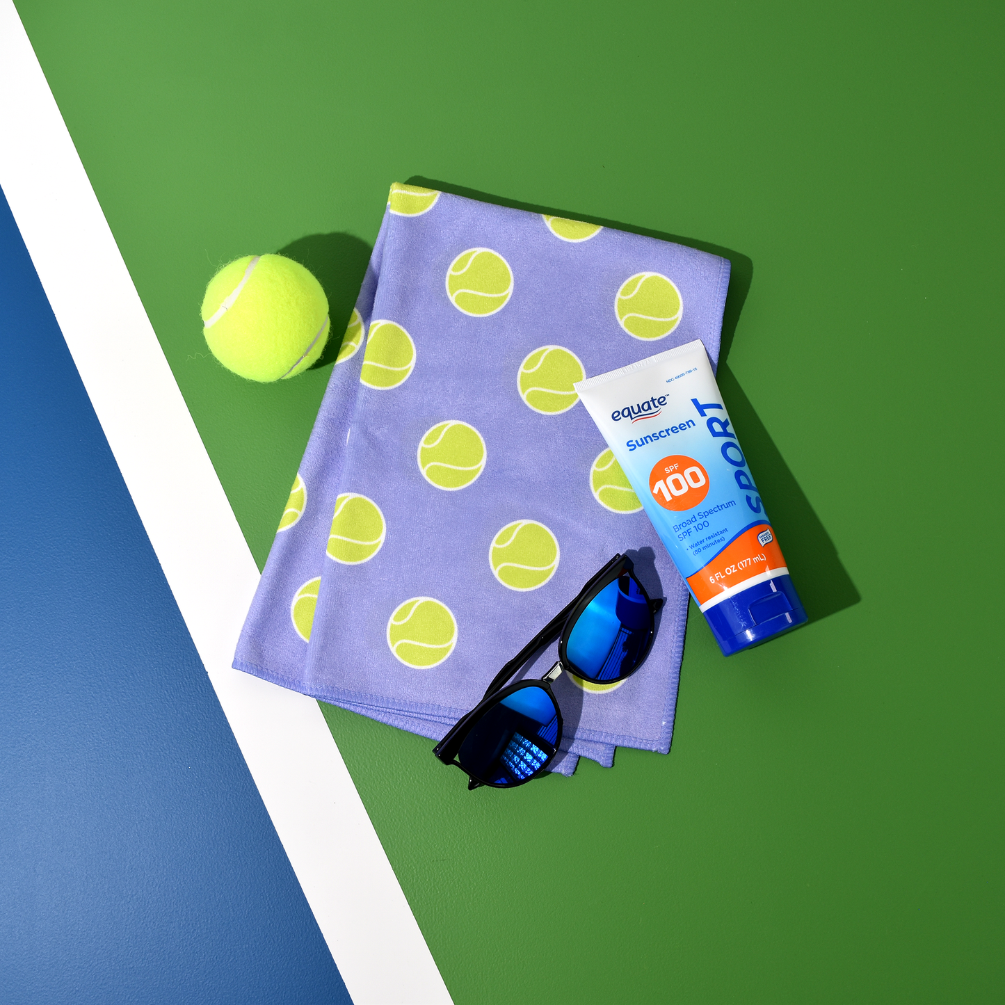 Tennis Towel - Periwinkle
