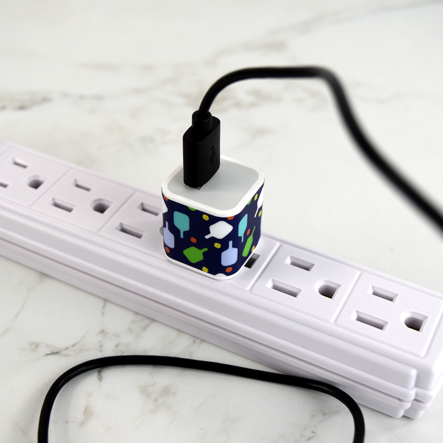 Pickleball USB Adaptor Plug - Navy