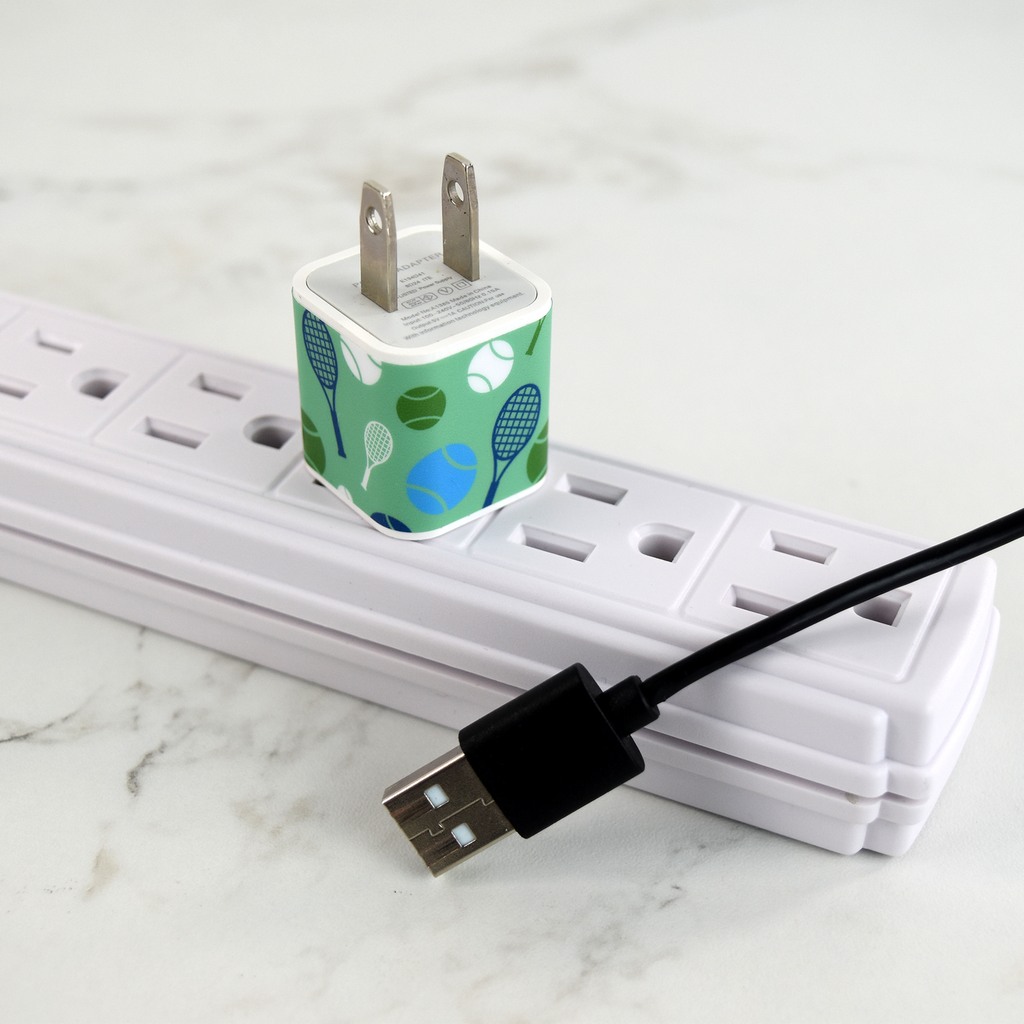 Tennis USB Adaptor Plug - Green