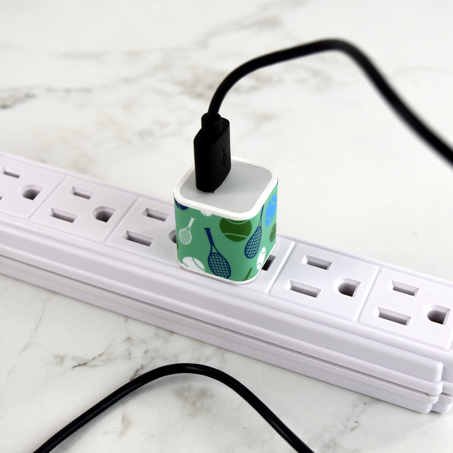 Tennis USB Adaptor Plug - Green