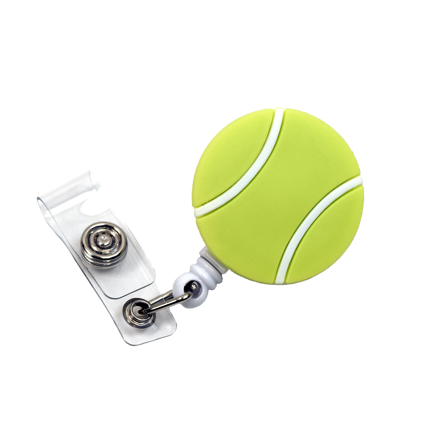 Tennis Ball Retractable Badge Holder