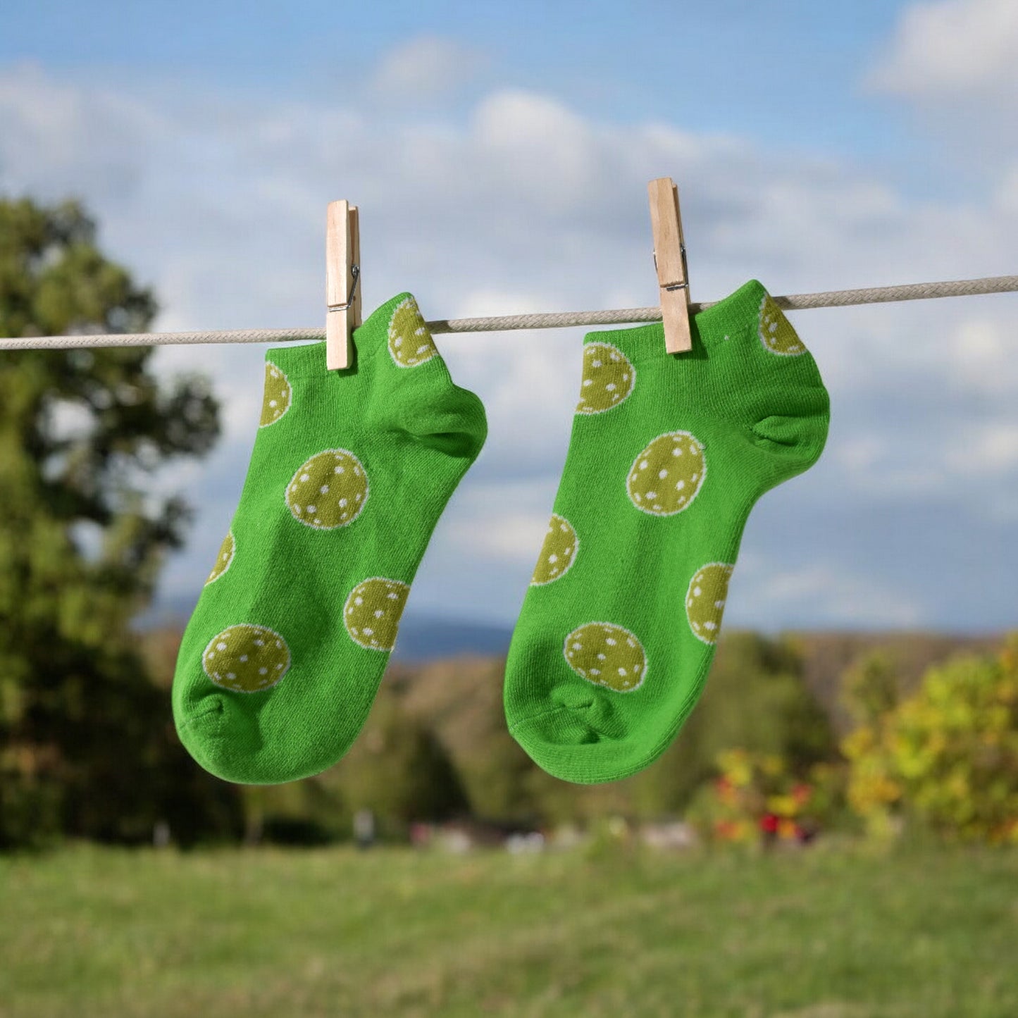 Women's Pickleball Socks - Green