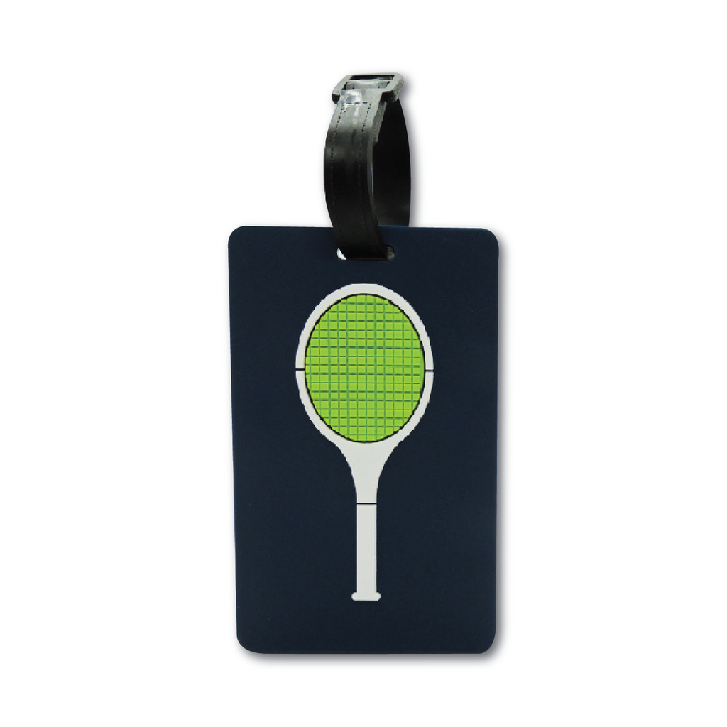 Tennis Bag Tag - Tennis Racquet – Racquet Inc Tennis Bag Tag