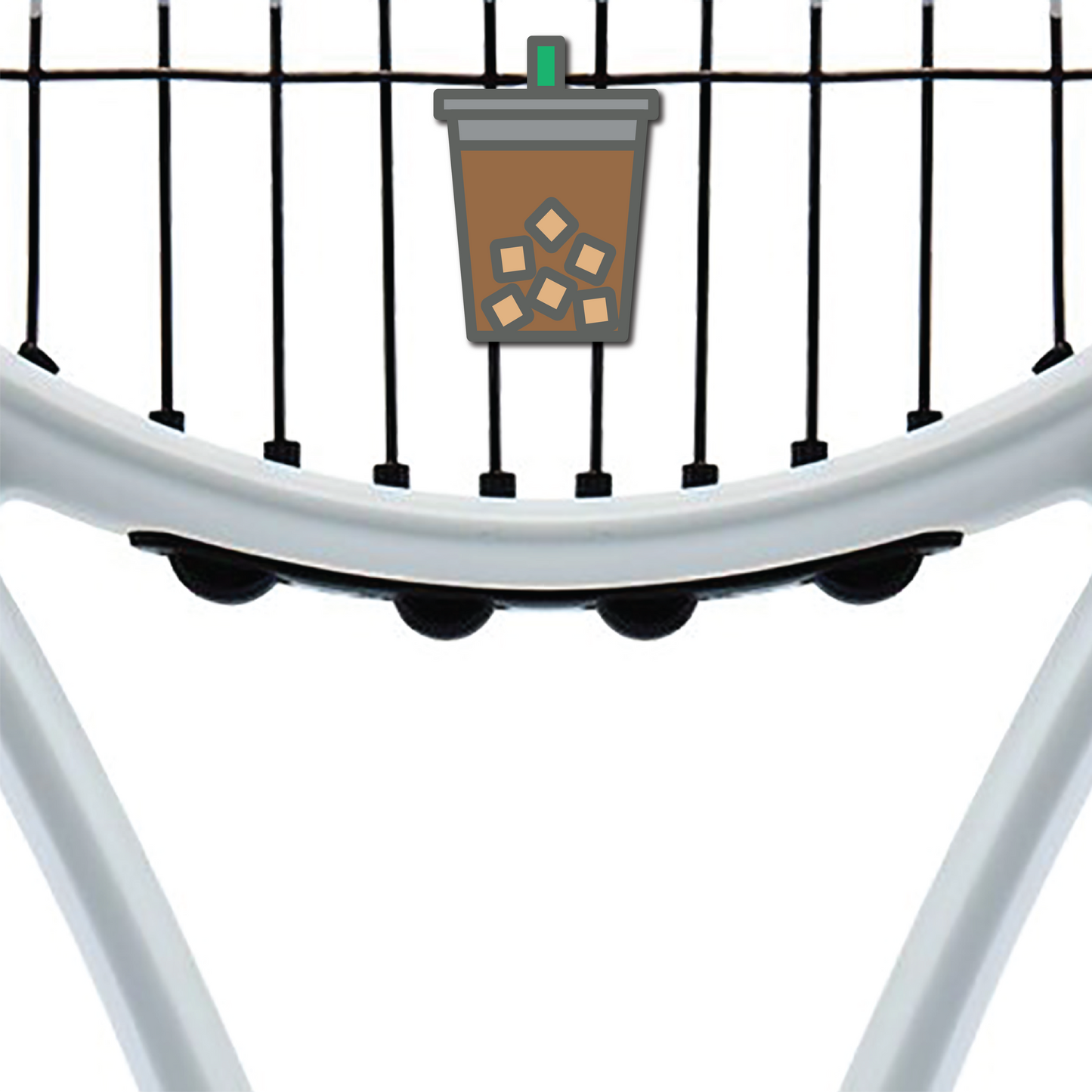 Iced Coffee Tennis Racquet Dampener Racquet Inc Tennis Gifts