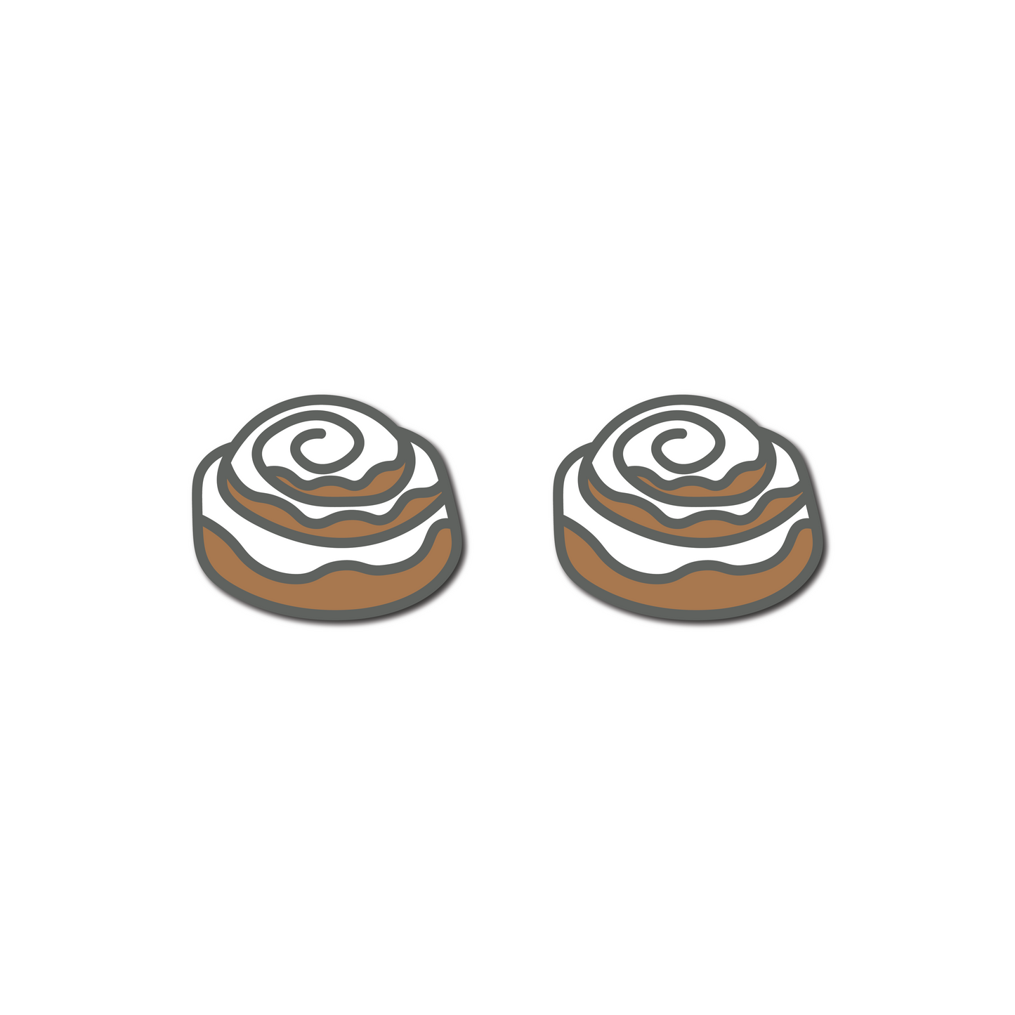 Two Cinnamon Rolls Cinnamon Roll Tennis Racquet Dampener Racquet Inc Tennis Gifts