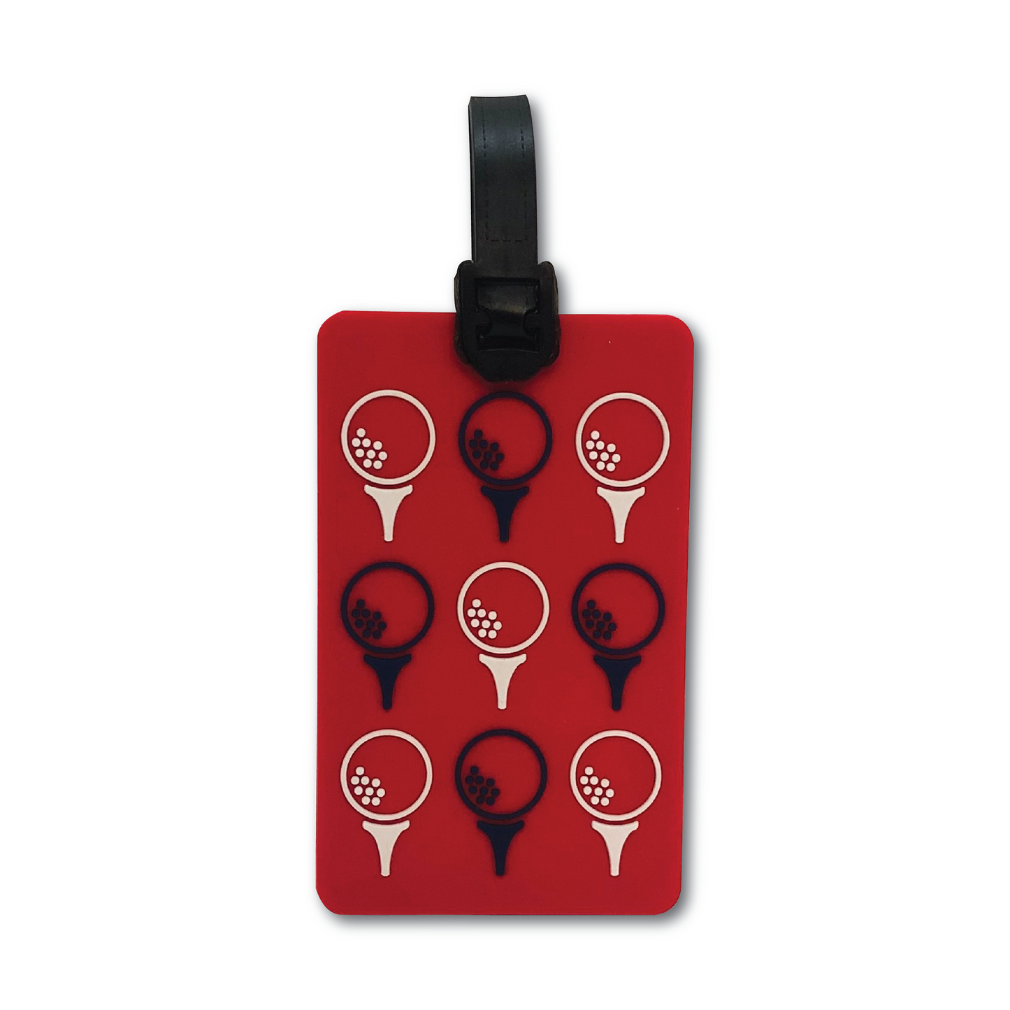 Golf Bag Tag - Golf Balls Racquet Inc Tennis Gifts