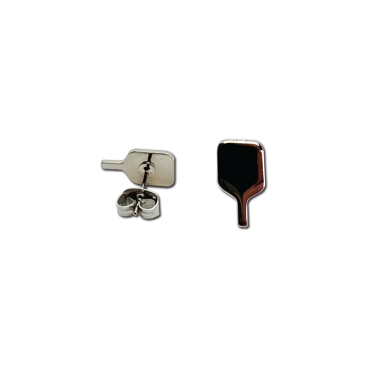 Pickleball Paddle Earrings - Silver - Racquet Inc Tennis Gifts
