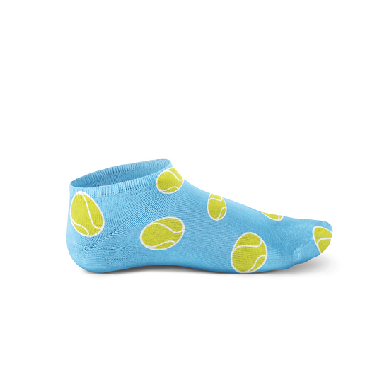 Women's Tennis Socks - Blue - Racquet (Racket) Inc Tennis Gifts