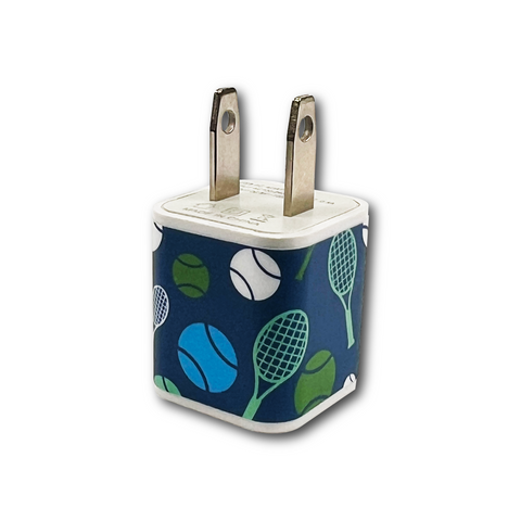 Tennis USB Adaptor Plug - Blue