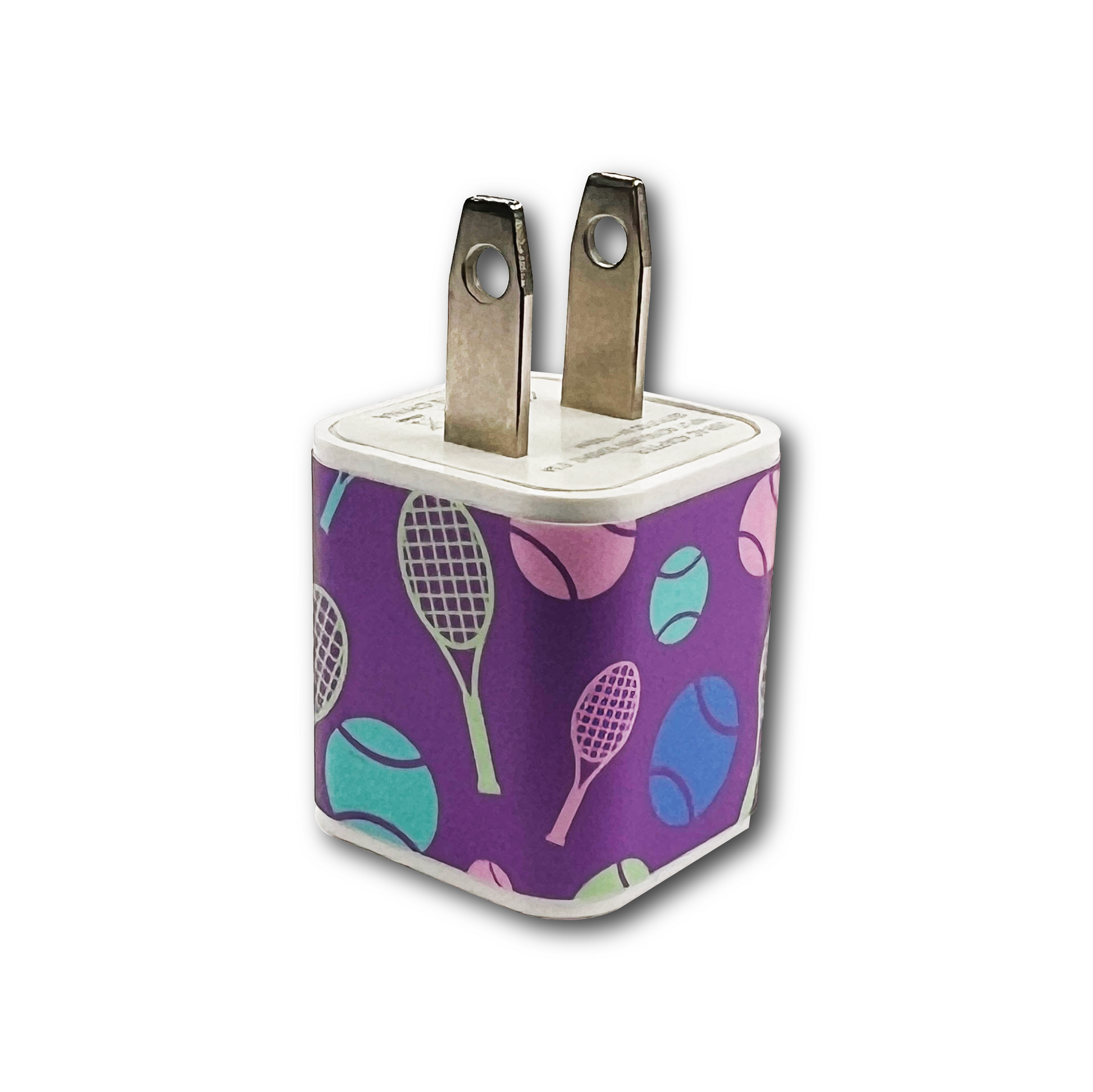 Tennis Racket Plug Tennis USB Adaptor Plug - Purple – Racquet Inc