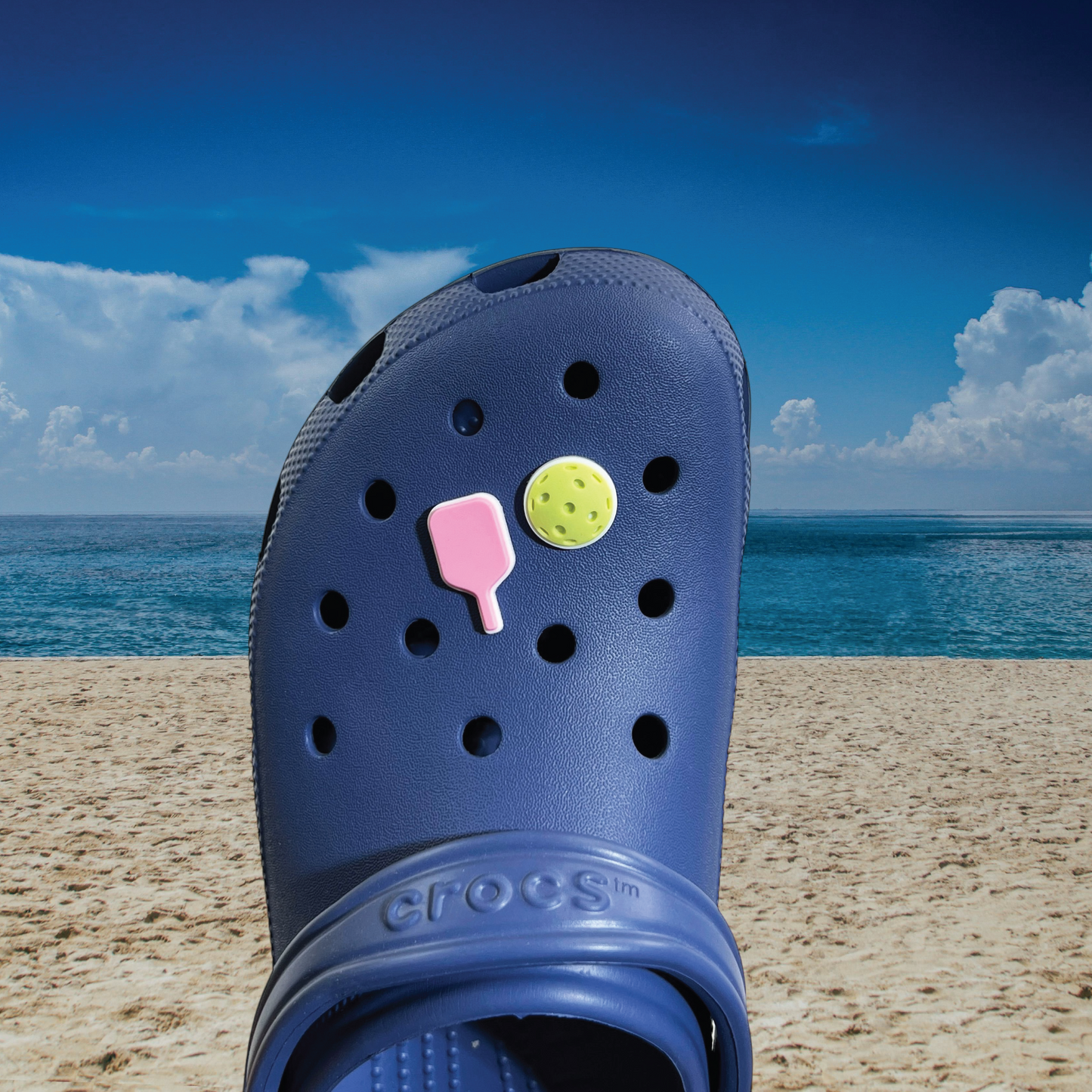 Pickleball Shoe Charms - Pink (2-Pack)