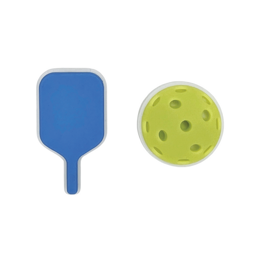 Pickleball Shoe Charms - Blue (2-Pack)