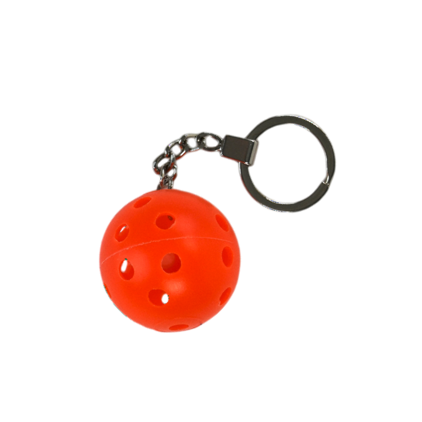 3D Pickleball Keychain - Orange