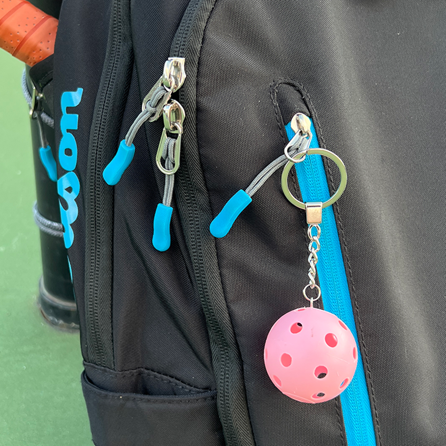 3D Pickleball Keychain - Pink