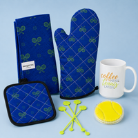 Tennis Lover's Kitchen Gift Set — Night Match Blue