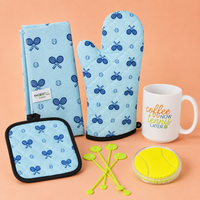 Tennis Lover's Kitchen Gift Set — Clear Skies Blue