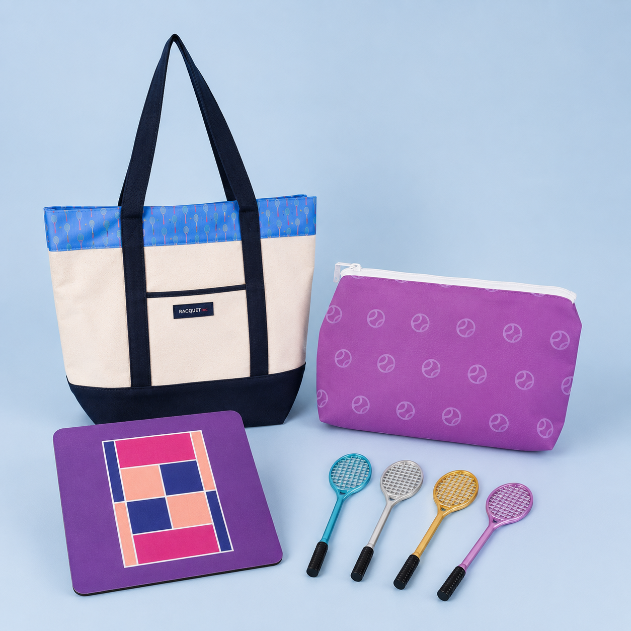 the tennis weekender off-court gift set — tennis travel and accessories bundle