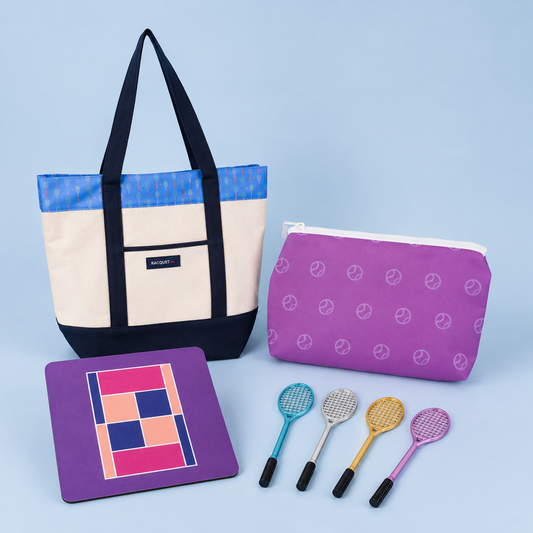 the tennis weekender off-court gift set — tennis travel and accessories bundle