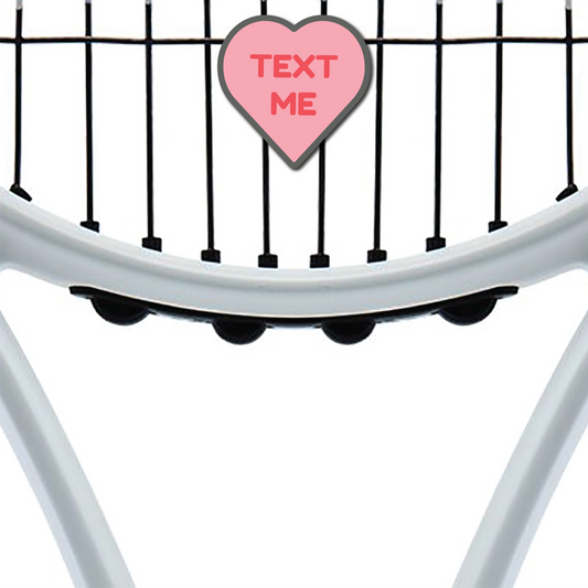 Delicious Dampeners - (2-Pack) Candy Heart - Food Tennis Vibration Dampener