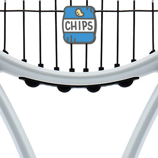 Delicious Dampeners - (2-Pack) Chips - Food Tennis Vibration Dampener