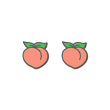 Delicious Dampeners - (2-Pack) Peach - Food Tennis Vibration Dampener