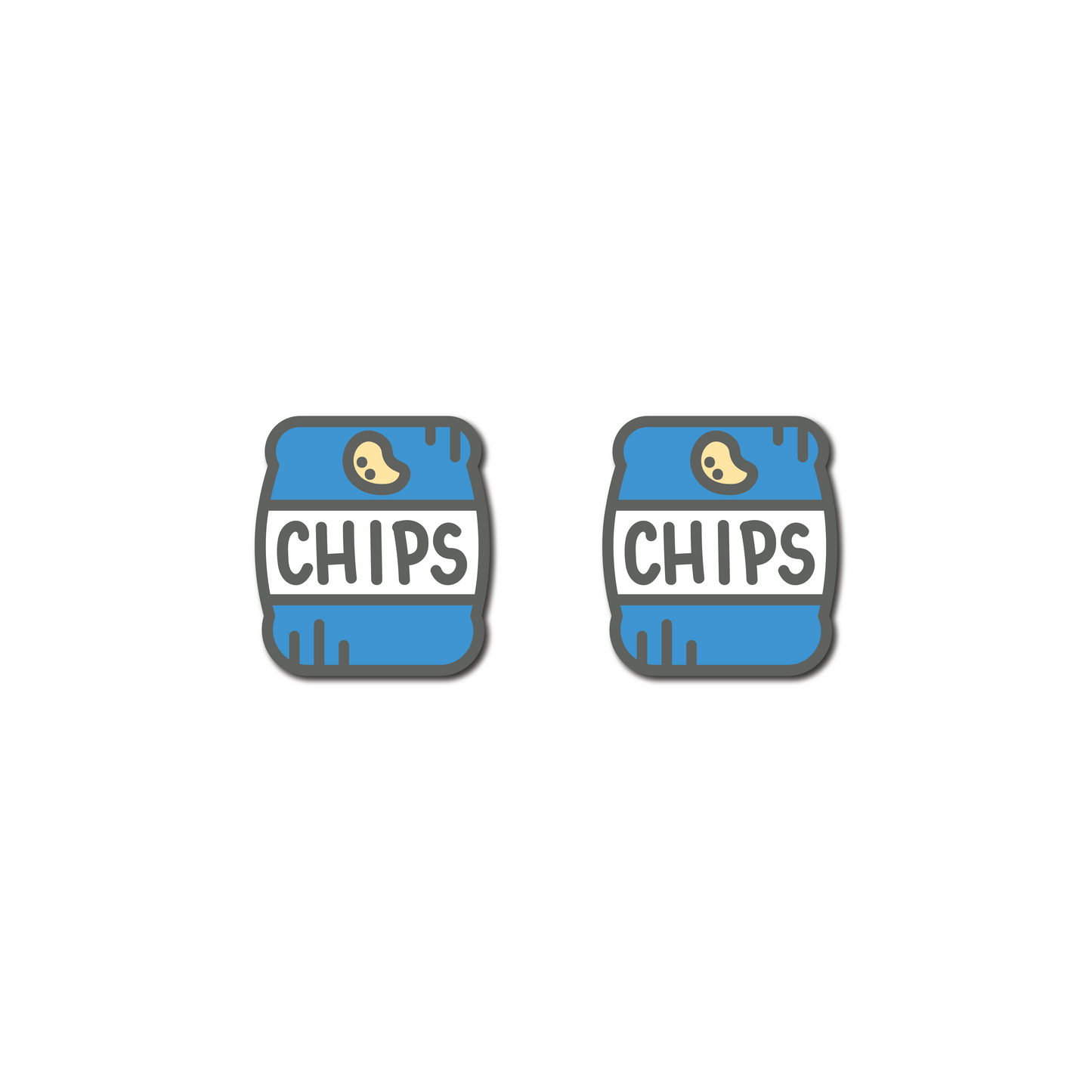 Delicious Dampeners - (2-Pack) Chips - Food Tennis Vibration Dampener
