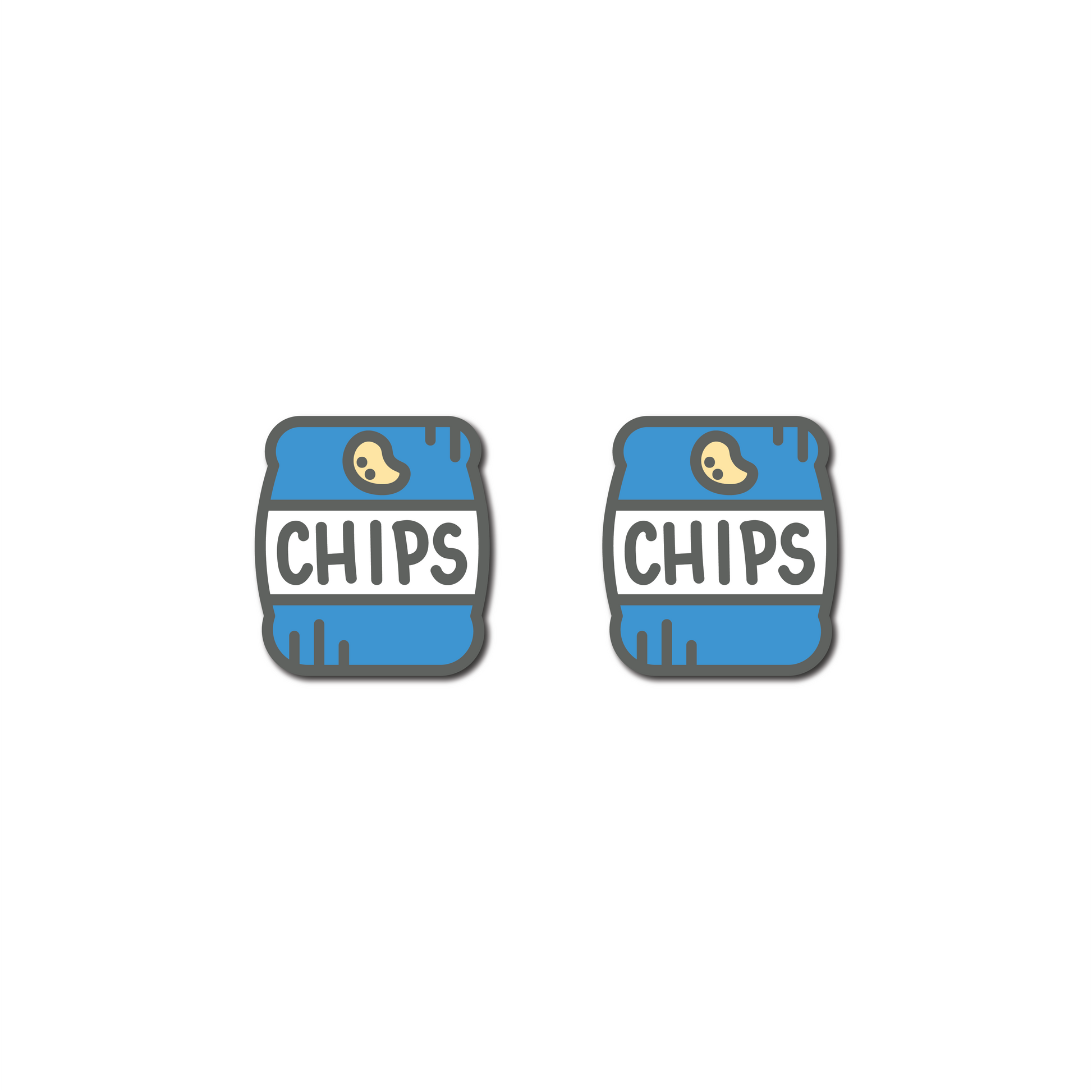 Delicious Dampeners - (2-Pack) Chips - Food Tennis Vibration Dampener