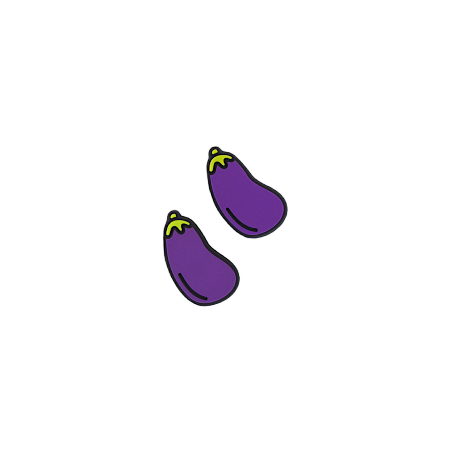 Delicious Dampeners - (2-Pack) Eggplant - Food Tennis Vibration Dampener