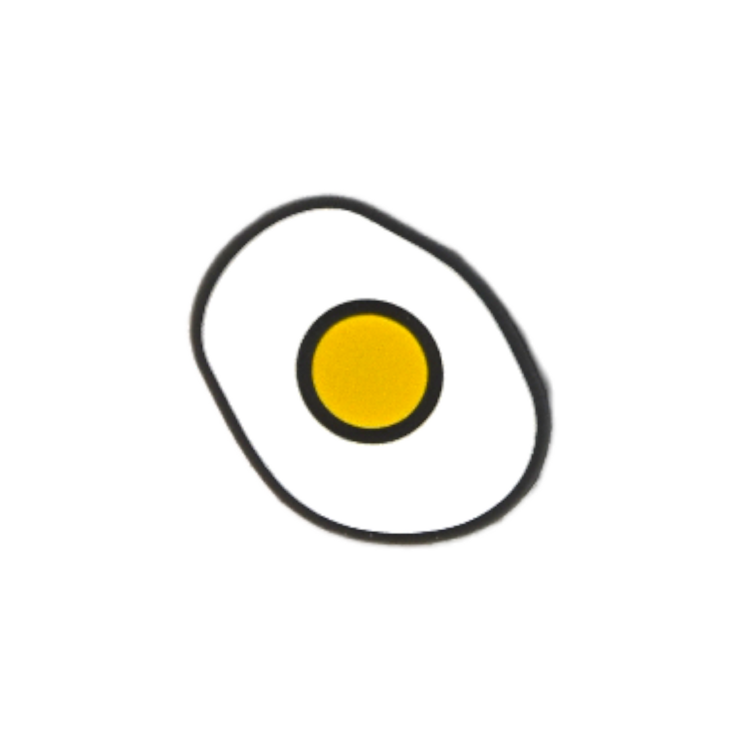 Delicious Dampeners - (2-Pack) Fried Egg - Food Tennis Vibration Dampener