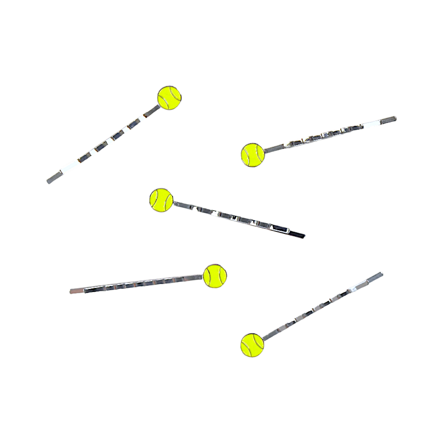 Tennis Hair Pins (5-Pack) - Green