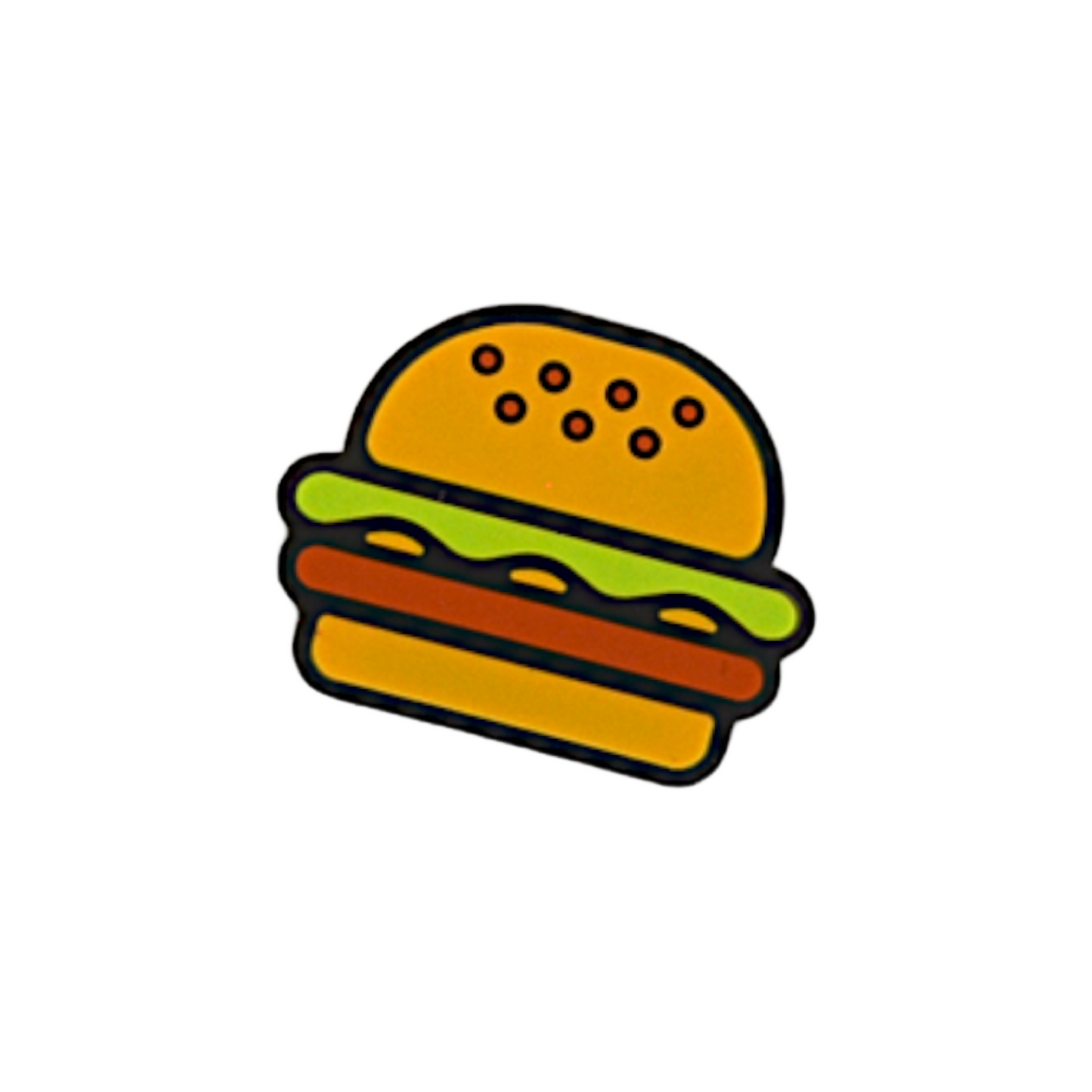 Delicious Dampeners - (2-Pack) Hamburger - Food Tennis Vibration Dampener