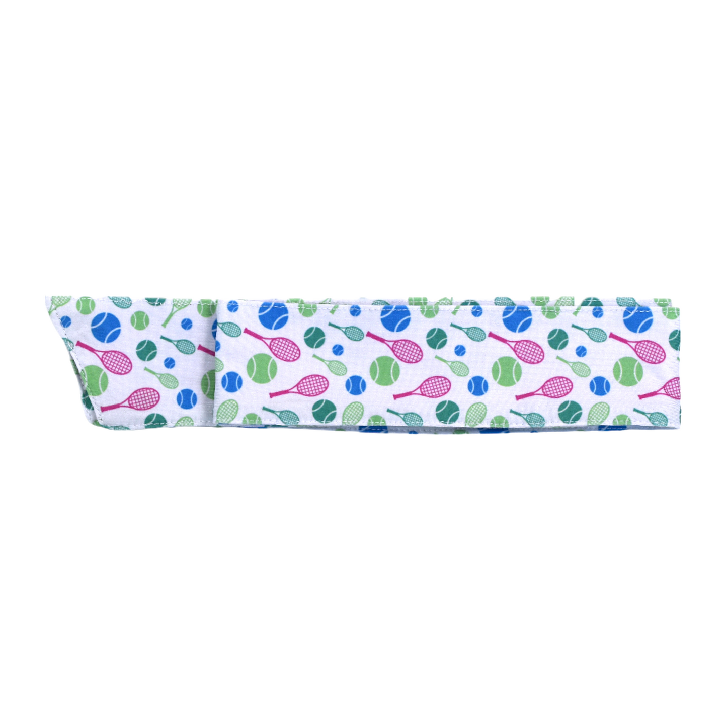 Tennis Headband Tie - White