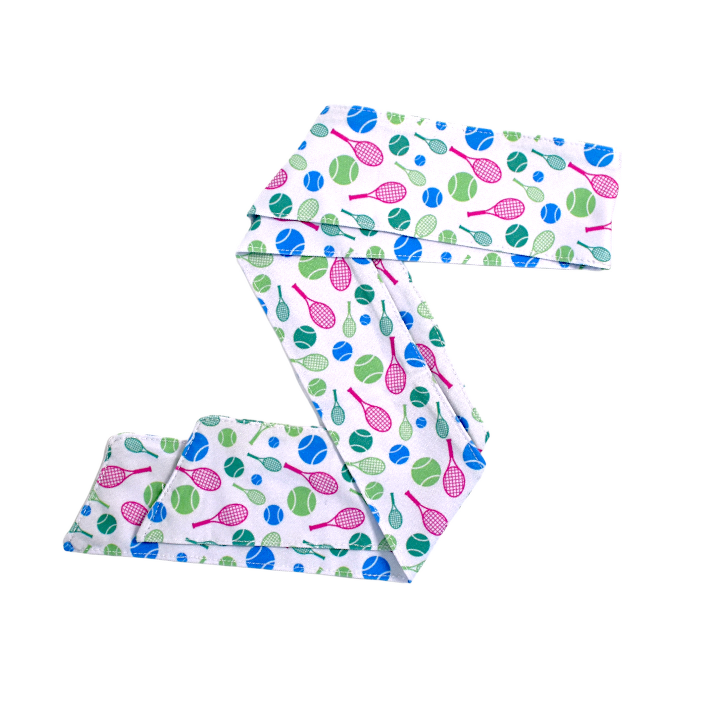 Tennis Headband Tie - White