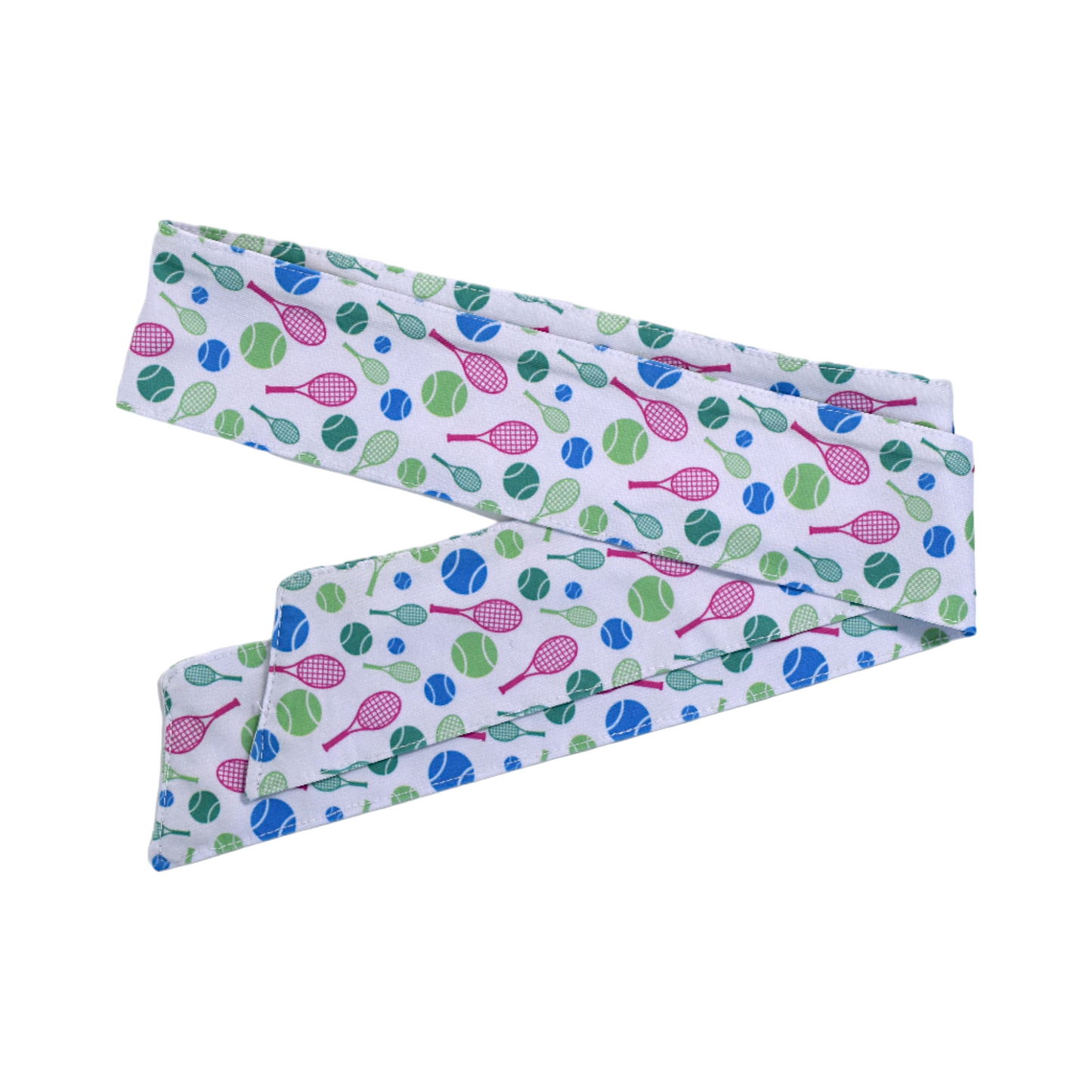 Tennis Headband Tie - White