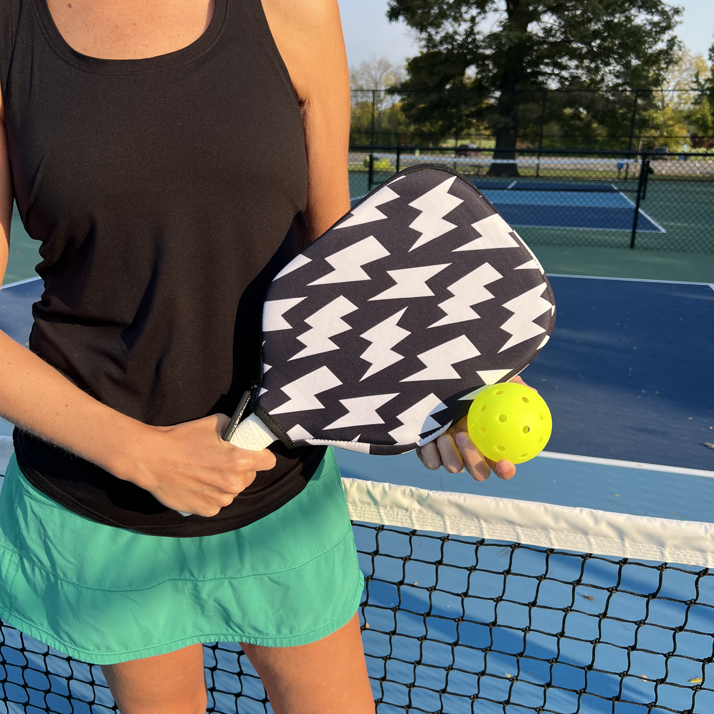 Pickleball Paddle Cover Sleeve - High Voltage