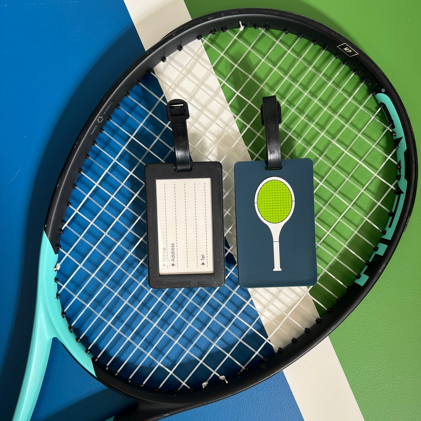 Tennis Bag Tag - Tennis Racquet