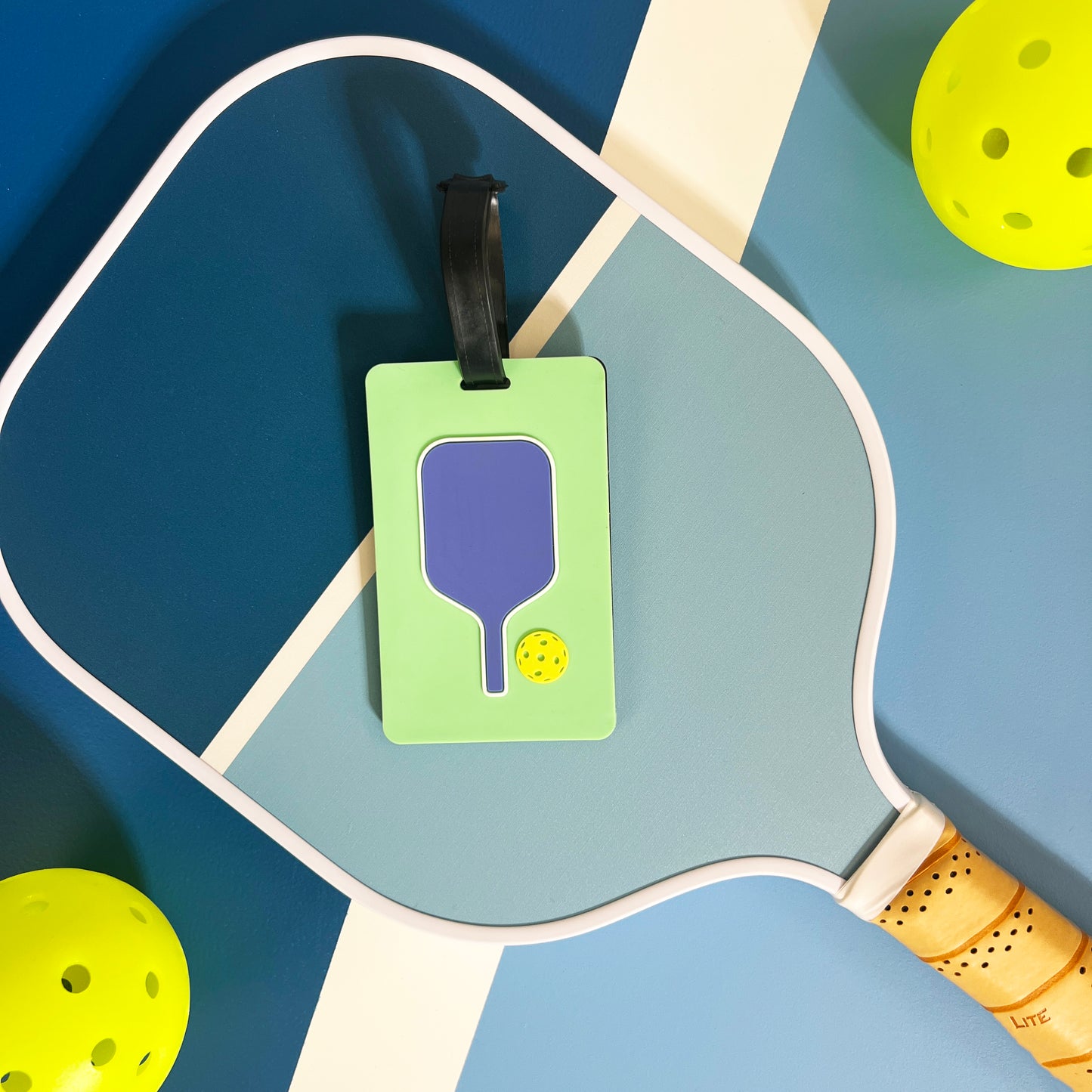 Pickleball Bag Tag - Pickleball Paddle