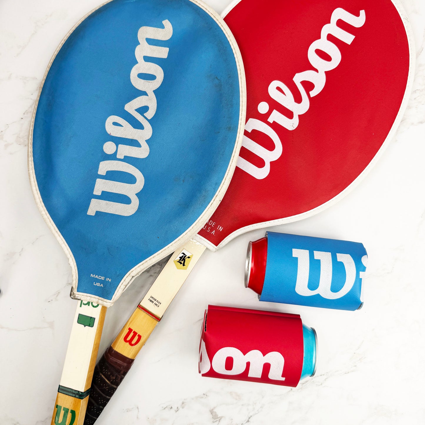 Antique Tennis Racquet Head Cover Can Sleeve