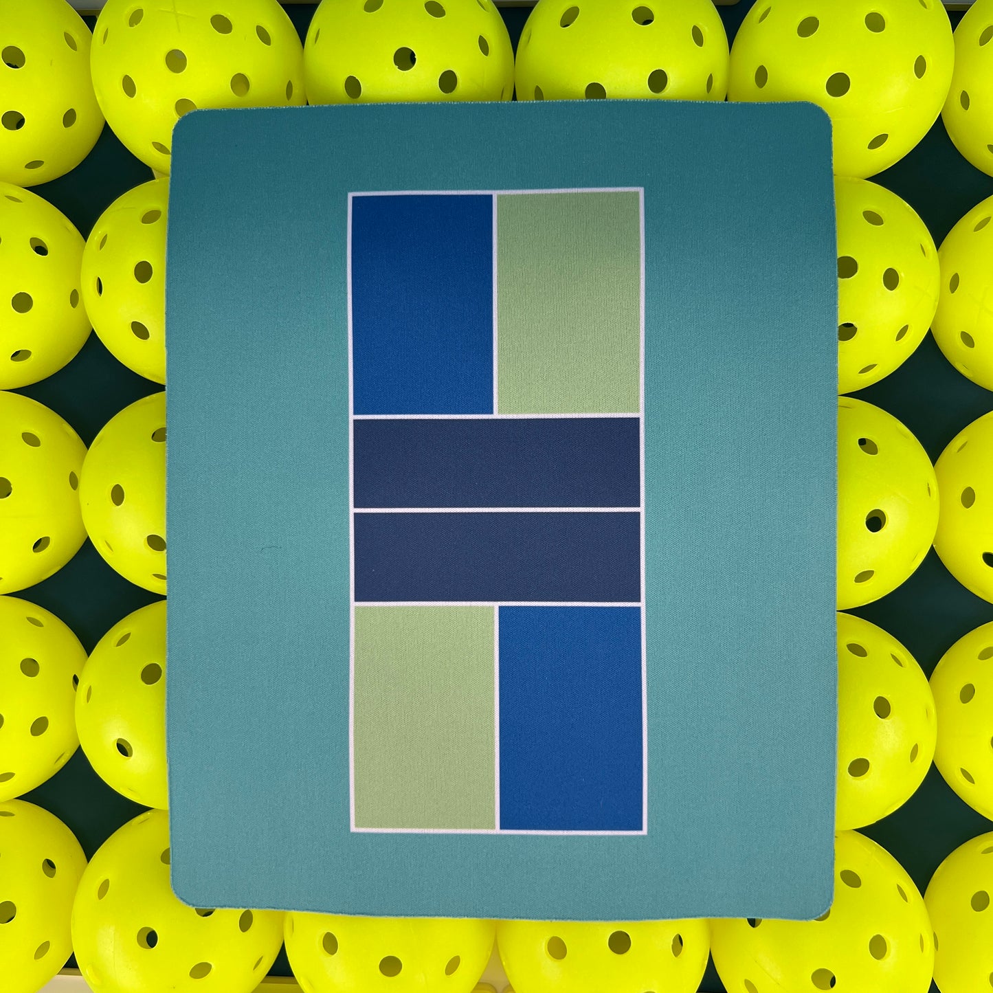Pickleball Court Mouse Pad - Teal