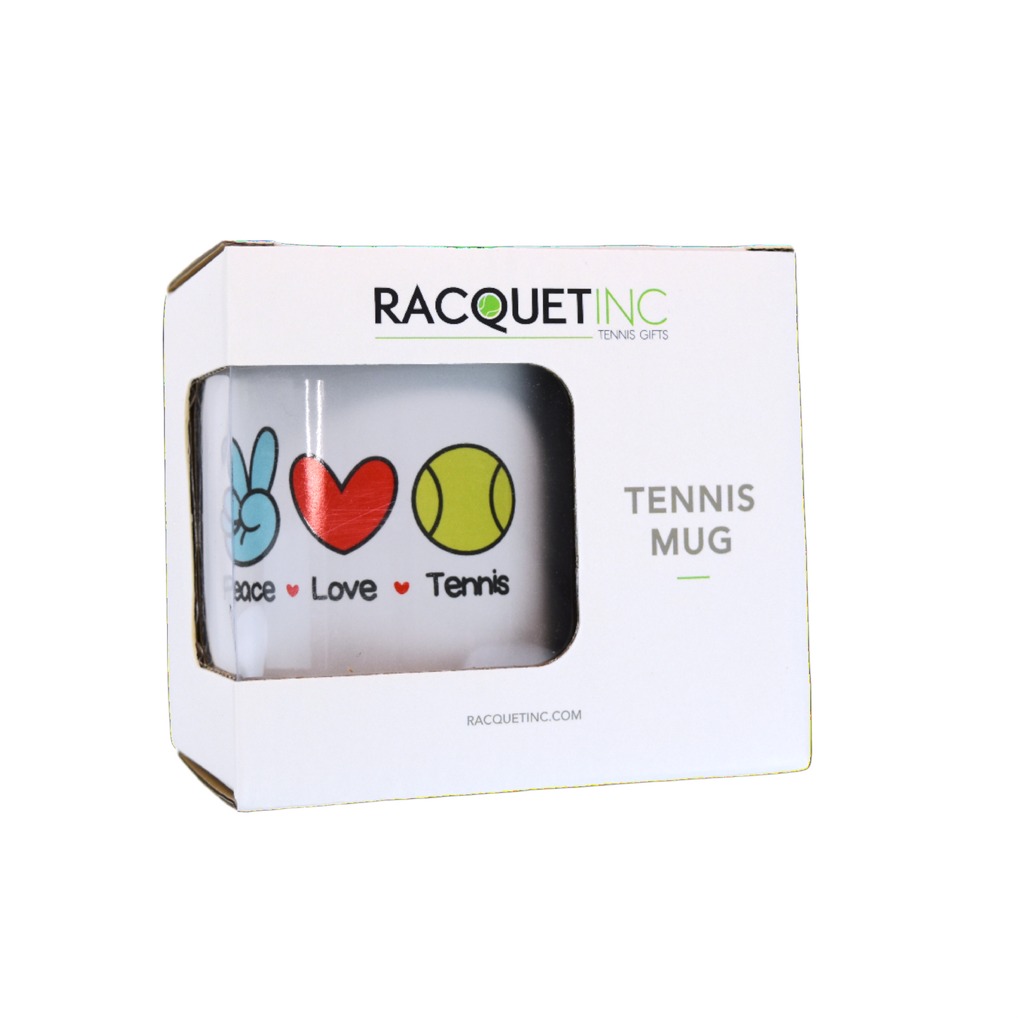 Tennis Mug - Peace Love Tennis