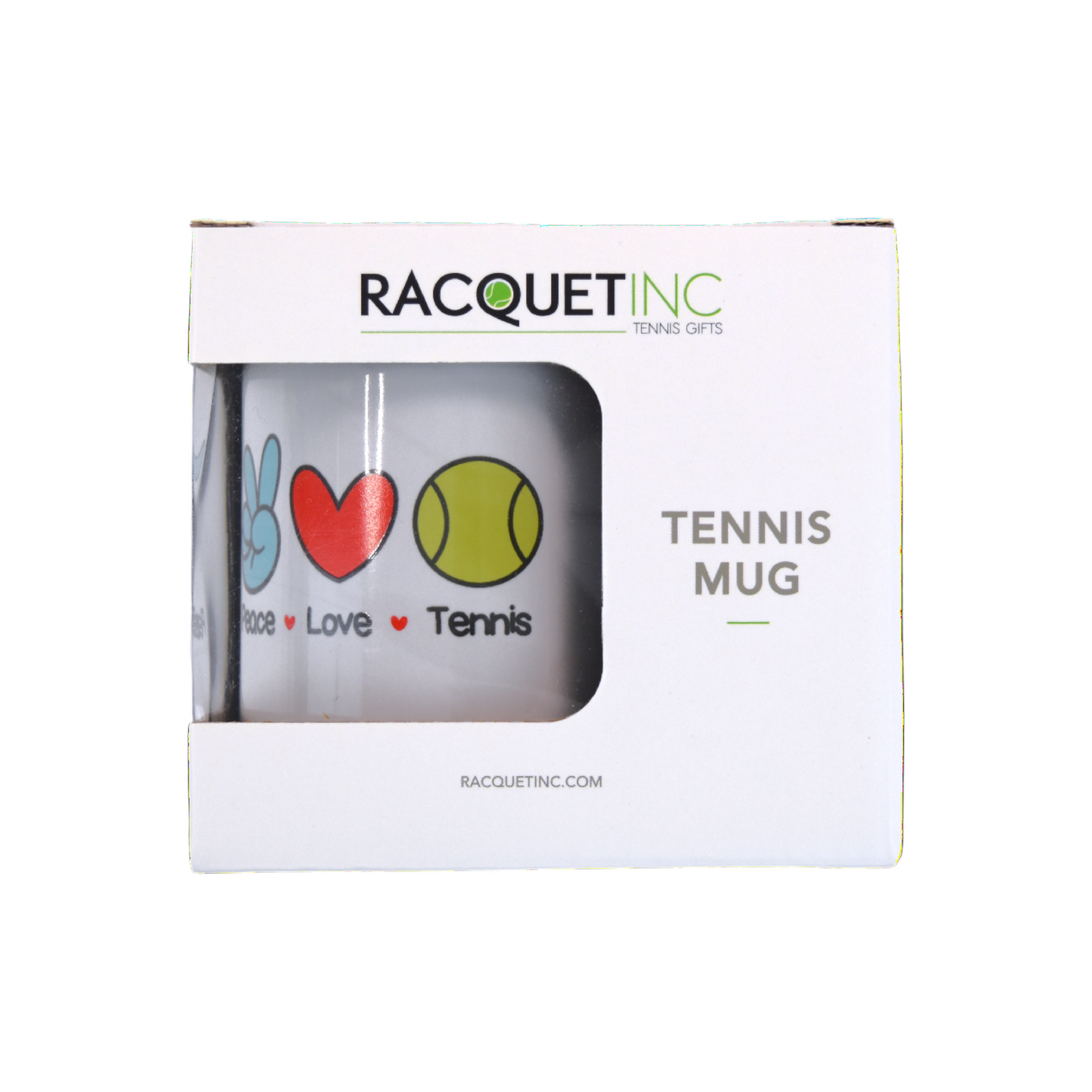 Tennis Mug - Peace Love Tennis