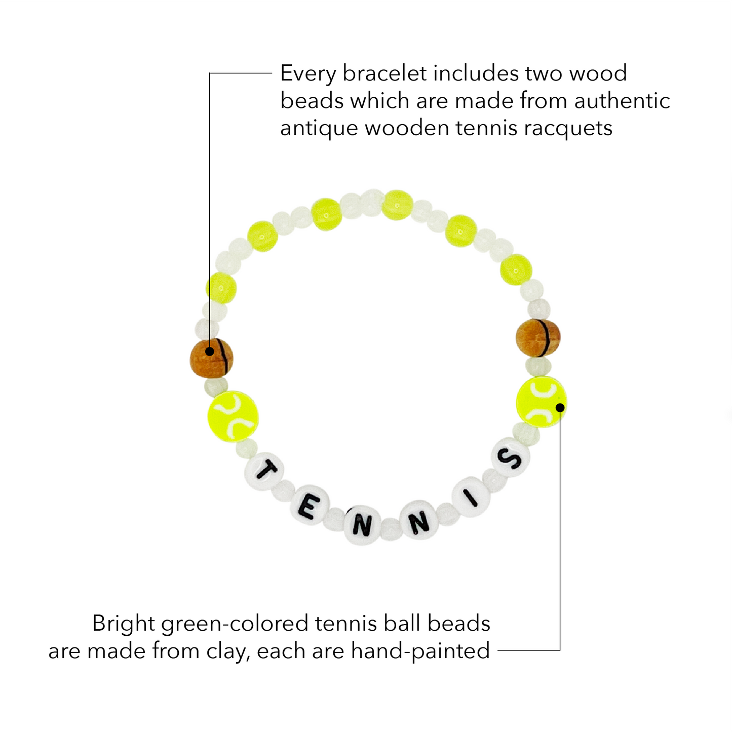 Elastic Tennis Bracelet - Green