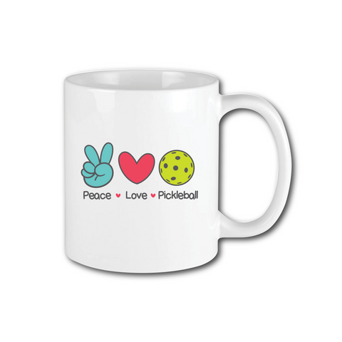 Pickleball Mug - Peace Love Pickleball