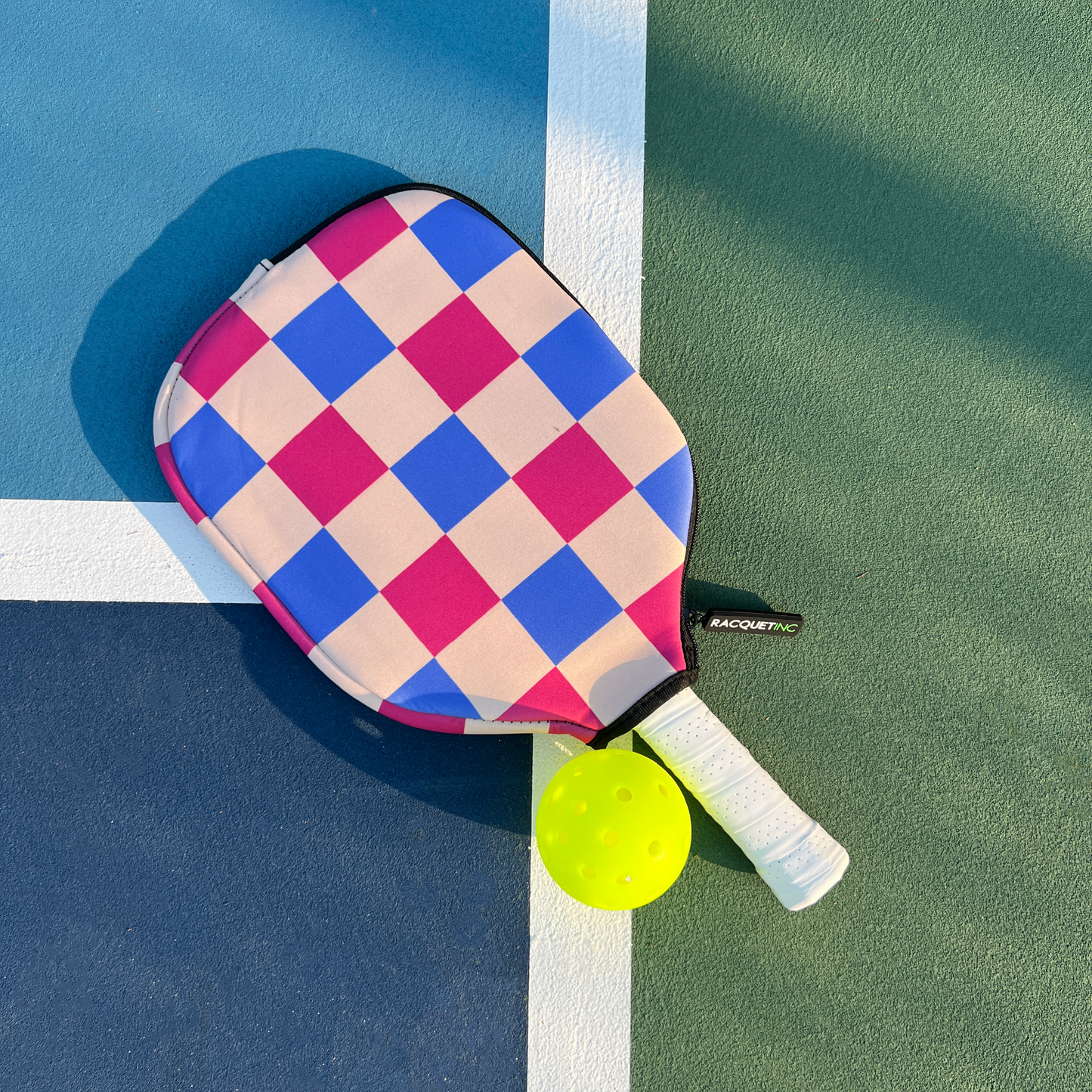 Pickleball lover's gift set (pink and teal) — alternate angle